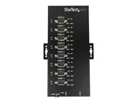 StarTech.com Hub industriel USB vers série RS232 / RS422 / RS485 à 8 ports avec protection électrostatique (ESD) 15 kV - Adaptateur série - USB 2.0 - RS-232/422/485 x 8 - noir - Conformité TAA ICUSB234858I