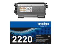 Brother TN2220 - Noir - original - cartouche de toner - pour Brother DCP-7060, 7065, 7070, HL-2220, 2240, 2250, 2270, MFC-7360, 7460, 7860; FAX-2840 TN2220