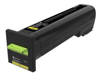 Lexmark - Jaune - original - cartouche de toner LCCP, LRP - pour Lexmark CS820, CX820, CX825, CX860 72K20Y0