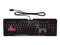 OMEN by HP Encoder - Clavier - rétroéclairé - USB - Français - commutateur : CHERRY MX Red - pour HP 21, 22, 24, 27; Pavilion 24, 27, 32, TP01 6YW76AA#ABF