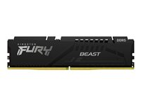 Kingston FURY Beast - DDR5 - module - 32 Go - DIMM 288 broches - 6000 MHz / PC5-48000 - CL40 - 1.35 V - mémoire sans tampon - on-die ECC - noir KF560C40BB-32