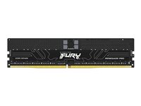 Kingston FURY Renegade Pro - DDR5 - module - 32 Go - DIMM 288 broches - 5600 MHz / PC5-44800 - CL28 - 1.35 V - mémoire enregistré - on-die ECC - noir KF556R28RBE2-32
