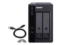 QNAP TR-002 - Baie de disques - 2 Baies (SATA-600) - USB 3.1 Gen 2 (externe) TR-002