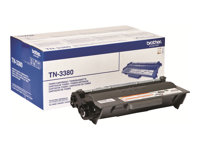 Brother TN3380 - Noir - original - cartouche de toner - pour Brother DCP-8110, 8150, 8155, 8250, HL-5440, 5450, 5470, 6180, MFC-8510, 8520, 8710, 8950 TN3380