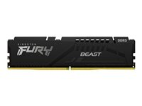 Kingston FURY Beast - DDR5 - module - 32 Go - DIMM 288 broches - 5200 MHz / PC5-41600 - CL40 - 1.25 V - mémoire sans tampon - on-die ECC KF552C40BB-32