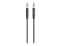 Belkin MIXIT Aux Cable - Câble audio - mini-phone stereo 3.5 mm mâle pour mini-phone stereo 3.5 mm mâle - 1.22 m - noir AV10164BT04-BLK