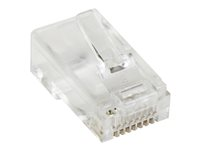 StarTech.com 50 Prises RJ45 Cat5e mâle - Connecteurs Modulaires Multibrin RJ45 Catégorie 5e en vrac - Fiches RJ45 Cat 5e - Connecteur de réseau - RJ-45 (M) - CAT 5e (pack de 50) CRJ4550PK