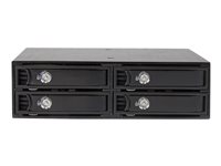 StarTech.com Backplane pour 4 disques durs SAS II / SATA III 6 Gb/s de 2,5" - Rack mobile 4x HDD / SSD avec échange à chaud - Boîtier de stockage - 4 Baies (SATA-600 / SAS-2) 0 - pour P/N: SATBP125VP, SATSASBP125 SATSASBP425