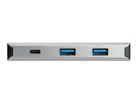 StarTech.com Hub USB-C à 4 ports - 3x USB-A, 1x USB-C - Concentrateur USB 3.1 Gen 2 - 10 Gbps - Câble hôte intégré de 25 cm (HB31C3A1CB) - Concentrateur (hub) - 1 x USB-C + 3 x USB 3.1 - de bureau - pour P/N: PEXUSB321C HB31C3A1CB