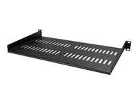 StarTech.com Étagère ventilée 1U pour armoire serveur - Profondeur de 250 mm - Étagère cantilever montable en rack - Acier (CABSHELFV1U) - Étagère pour rack - noir - 1U - 10" CABSHELFV1U