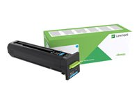 Lexmark - Cyan - original - cartouche de toner LCCP, LRP - pour Lexmark CS820de, CS820dte, CS820dtfe 72K2XCE