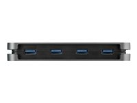 StarTech.com Hub USB C 4 Ports - 4x USB-A - Hub USB 3.0 Type-C 5Gbps (USB 3.2/3.1 Gen 1) - Alimenté par Bus - Adaptateur Hub USB-C to USB-A Portable - Câble 28.5cm/Rangement Intégré (HB30CM4AB) - Concentrateur (hub) - 4 x USB 3.2 Gen 1 - de bureau HB30CM4AB