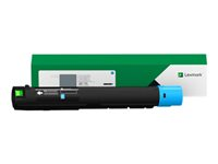 Lexmark - Cyan - original - cartouche de toner LCCP, LRP - pour Lexmark CX930dse 85D00C0