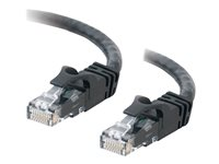 C2G Cat6 Booted Unshielded (UTP) Network Patch Cable - Cordon de raccordement - RJ-45 (M) pour RJ-45 (M) - 2 m - UTP - CAT 6 - moulé, sans crochet, bloqué - noir 83408