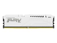 Kingston FURY Beast - DDR5 - kit - 32 Go: 2 x 16 Go - DIMM 288 broches - 6000 MHz / PC5-48000 - CL40 - 1.35 V - mémoire sans tampon - on-die ECC - blanc KF560C40BWK2-32