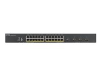 Zyxel XGS1930-28HP - Commutateur - intelligent - 24 x 10/100/1000 (PoE+) + 4 x 10 Gigabit SFP+ - Montable sur rack - PoE+ (375 W) XGS1930-28HP-EU0101F