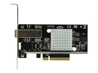 StarTech.com Carte réseau PCI Express à 1 port fibre optique 10 Gigabit Ethernet SFP+ ouvert - Chipset Intel - Adaptateur NIC PCIe - MM - Adaptateur réseau - PCIe x8 - 10GbE - 10GBase-SR - noir - avec module transmetteur 10GBase-SR SFP+ - pour P/N: BNDTB10GI, BNDTB210GSFP, BNDTB310GNDP, BNDTB410GSFP, BNDTB4M2E1, BNDTBUSB3142 PEX10000SRI