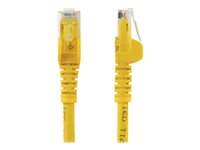 StarTech.com Câble réseau Cat6 UTP sans crochet - 5 m Jaune - Cordon Ethernet RJ45 anti-accroc - Câble patch - Câble réseau - RJ-45 (M) pour RJ-45 (M) - 5 m - UTP - CAT 6 - sans crochet, bloqué - jaune N6PATC5MYL